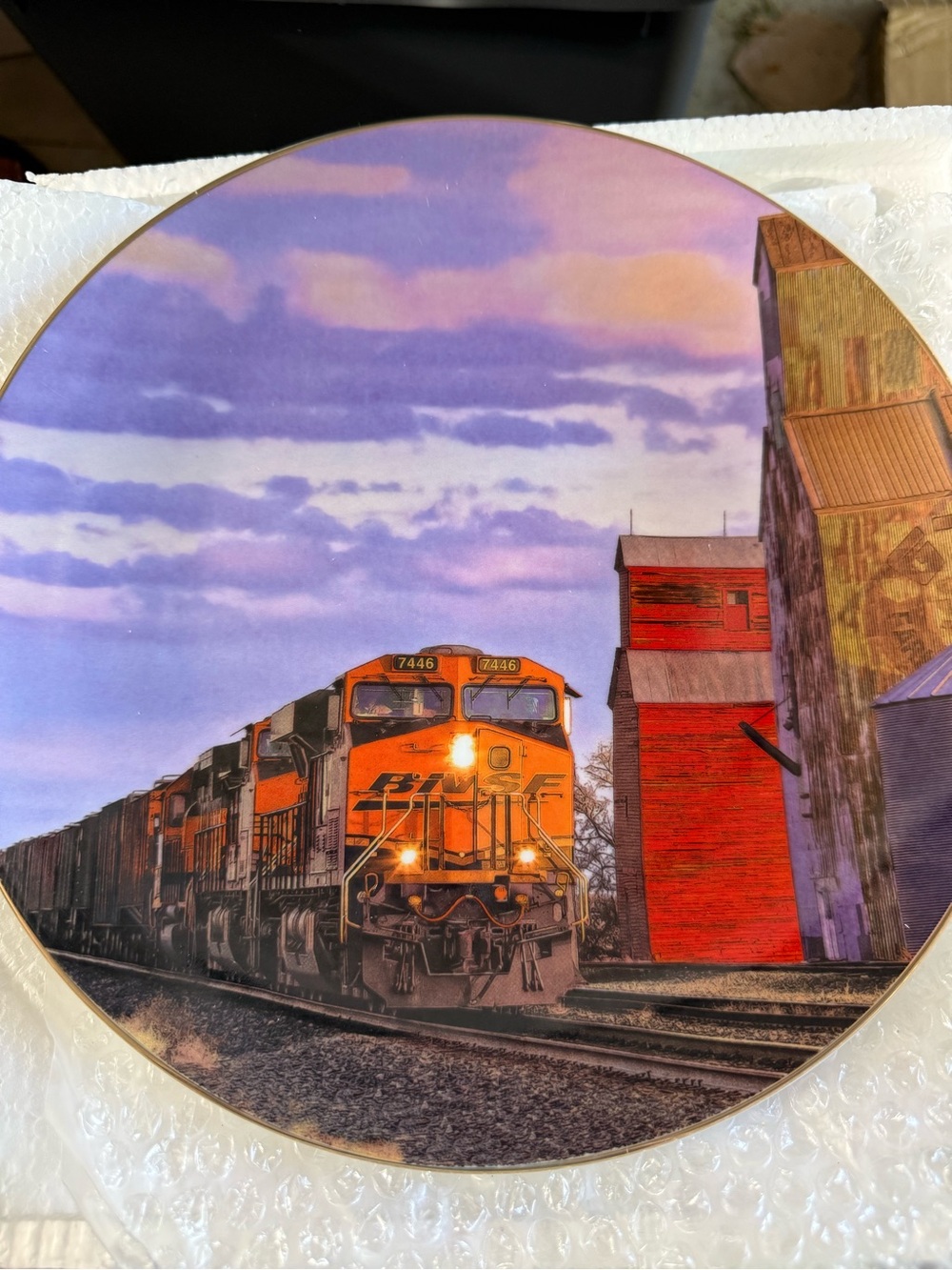 BNSF Locomotive - Safety Award Plate